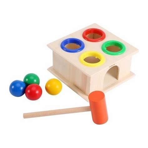 Hamaha Wooden Toys Ahşap Eğitici Geliştirici 4lü Çekiçli Fiyatı