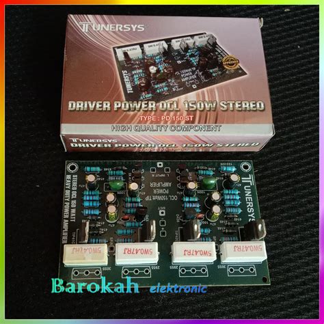 Jual Driver Power Amplifier 150 Watt Stereo TIP PD 150 ST Tunersys