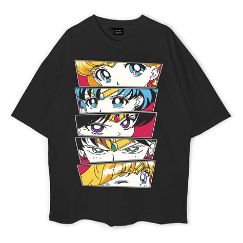 Sailor Moon Oversized T Shirt Shark Shirts