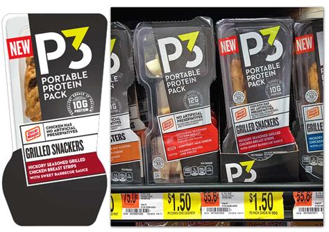 Oscar Mayer P3 Portable Protein Packs Only 0 65 At Walmart