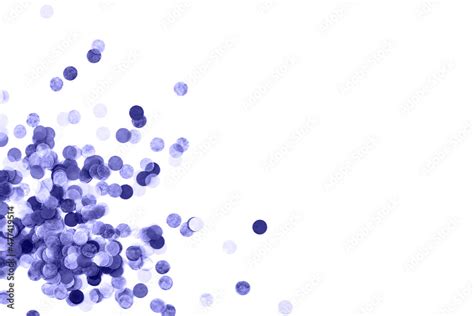 Purple confetti isolated on white background. Banner. Stock ...