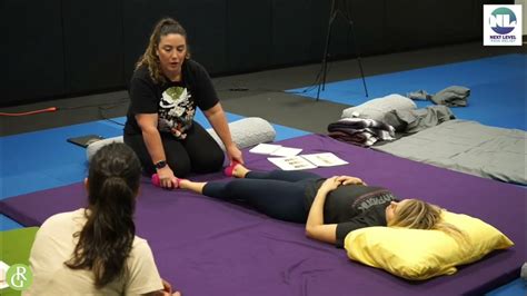 Working The Feet In Supine Intro To Thai Massage Class With Kristen