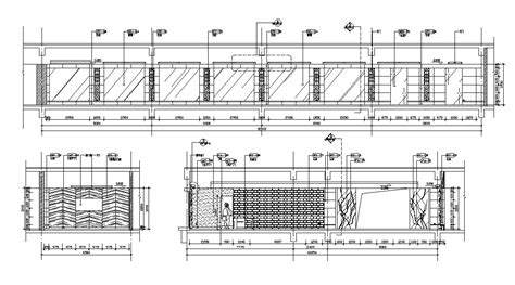 Compound Wall Design Autocad Drawing Cadbull