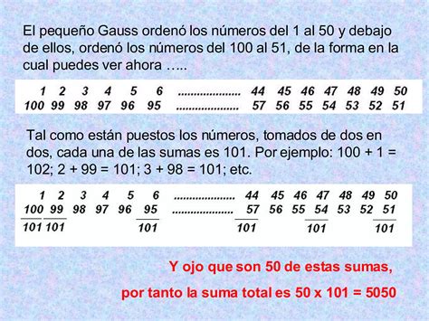 Suma De Gauss Ppt