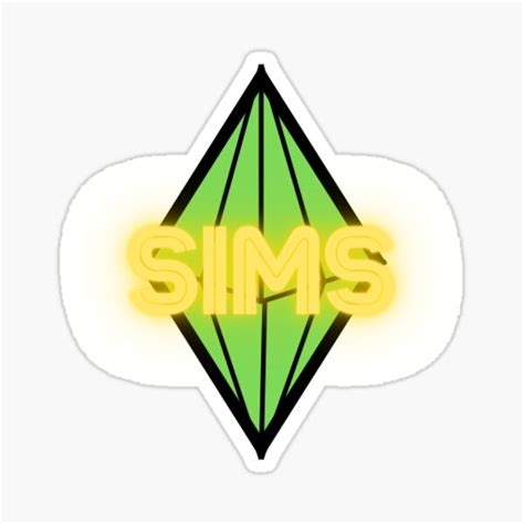 The Sims Plumbob Sticker For Sale By Maisiebrigham Redbubble