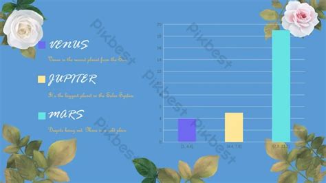 October Blue Minimalist Business Chart PowerPoint | PSD Template Free Download - Pikbest