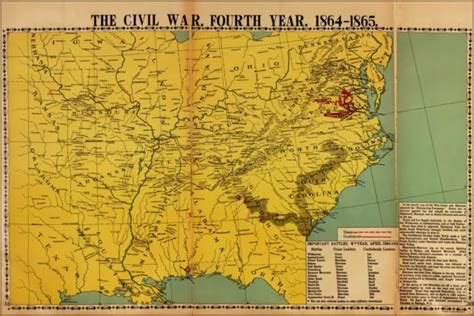 POSTER, MANY SIZES; Historical War Map 1863 Civil War £22.93 - PicClick UK