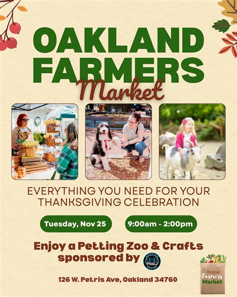 Town of Oakland Farmers Market | Oakland FL