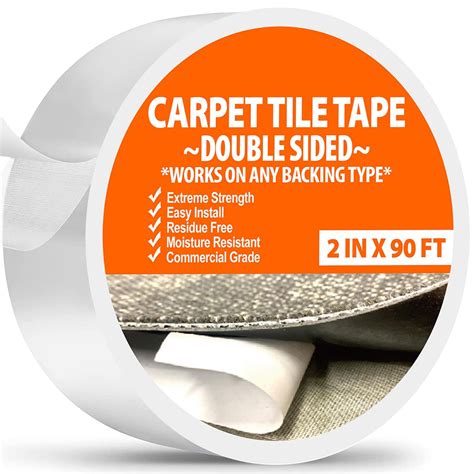 ALL FLOORING NOW Double Sided Carpet Tape Heavy Duty Carpet Tile Tape ...