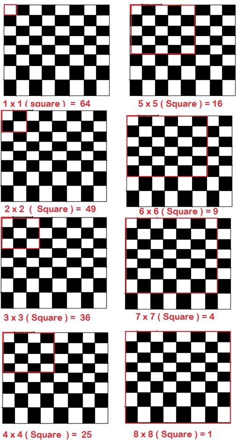 HOW MANY SQUARES ARE THERE IN A CHESS BOARD - Maths - - 8519829 ...