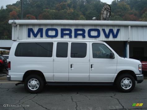 Oxford White Ford E Series Van E Xlt Passenger