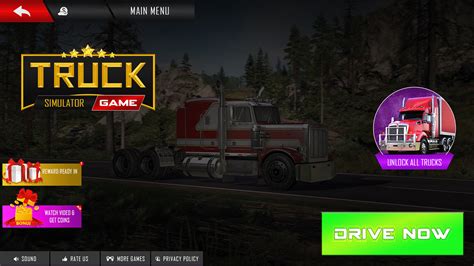 Truck Simulator Game On Behance