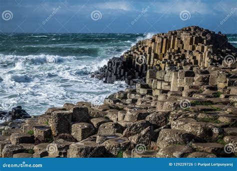 The Giant`s Causeway Displays Ancient Irish Volcanic History Royalty ...