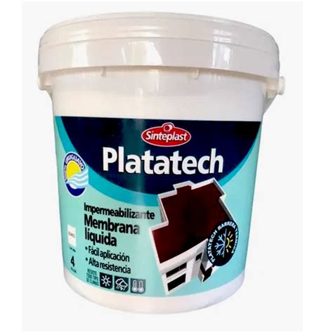 Membrana Liquida Platatech Blanco K Sinteplast Kroser