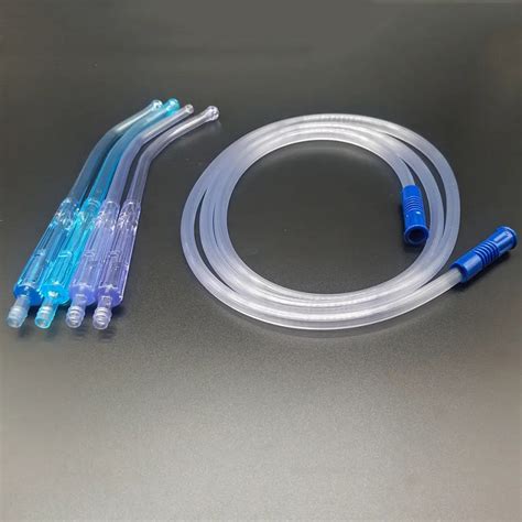 Disposable Transparent Suction Connection Tube Yankauer Suction Tube