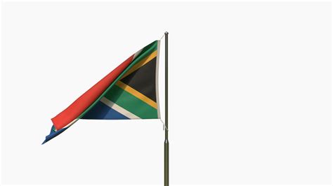 3D Animated South Africa Flag - TurboSquid 1799018