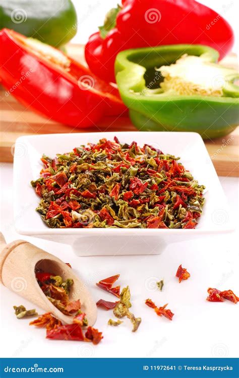 Dried pepper stock image. Image of food, green, pepper - 11972641