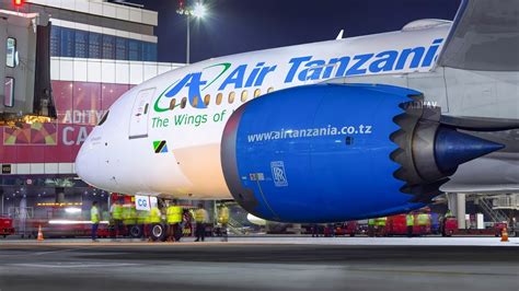 Air Tanzania Brand New Boeing 787 Dreamliner 5H TCG At Mumbai Airport