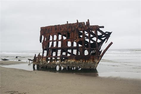 "The Wreck Of Peter Iredale" by Stocksy Contributor "Justin Mullet ...