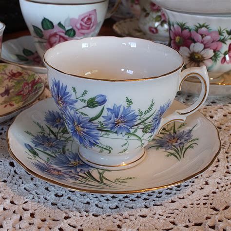 Royal Vale Blue Cornflowers Teacup And Saucer Urban Whisk Recipes