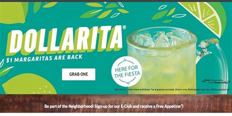 Applebees Drink Of The Month Promotion 1 Margaritas