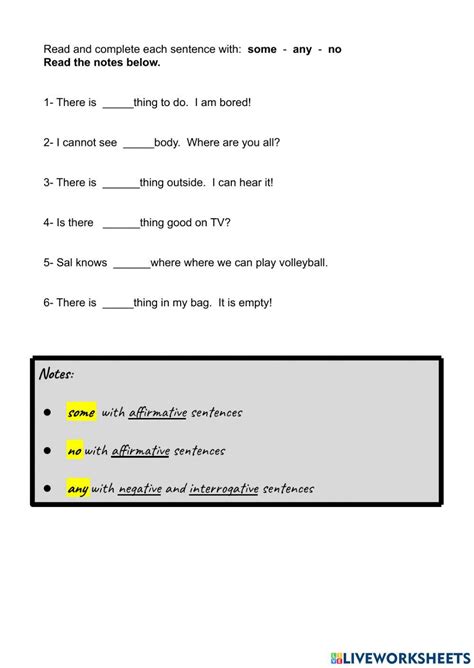 Indefinite Pronouns Brandonmp Live Worksheets