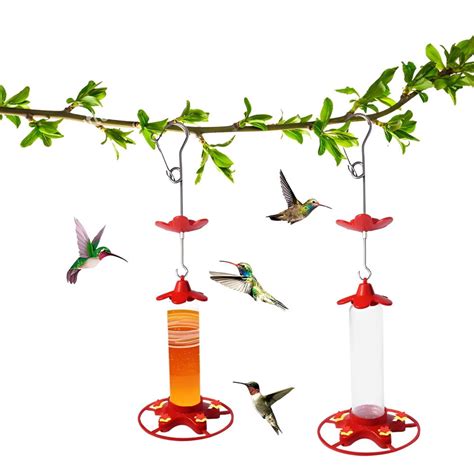 Outdoor Hanging Hummingbird Feeder Block Ant Insects Sealed Bird Feeder