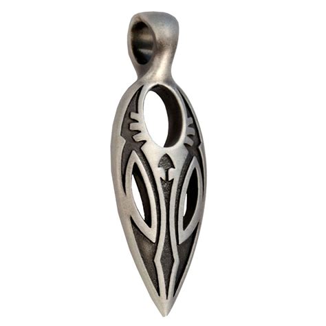 Bico Pacific Australia Jewelry Pewter Thylacine Pendant Tribal Surf