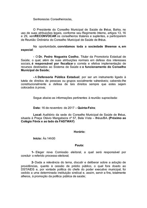 Conselho Municipal De Sa De Pdf