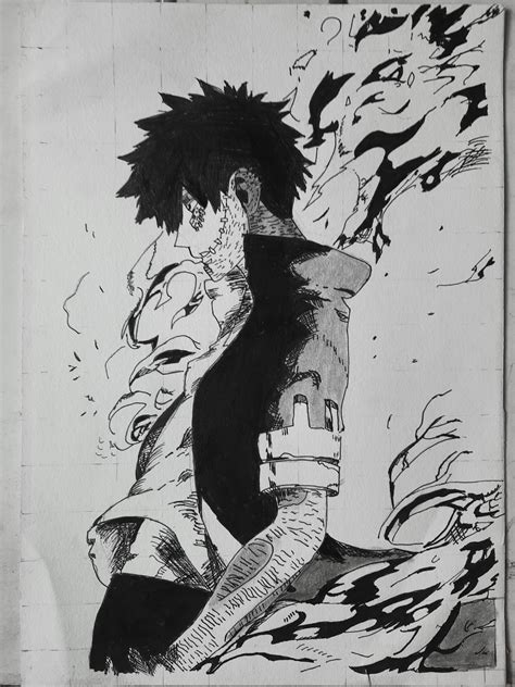 Dabi, fan art by me : r/BokuNoHeroAcademia