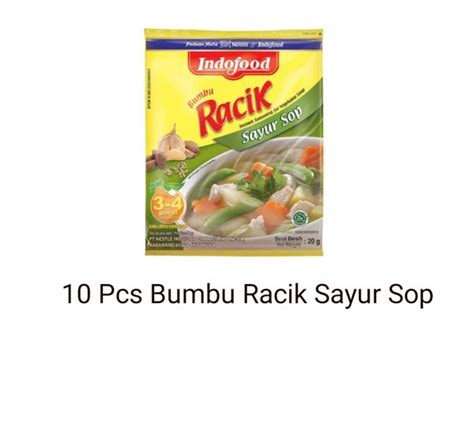 Jual Bumbu Racik Sayur Sop Indofood Isi 10pcs Di Lapak Winkelboy Mart