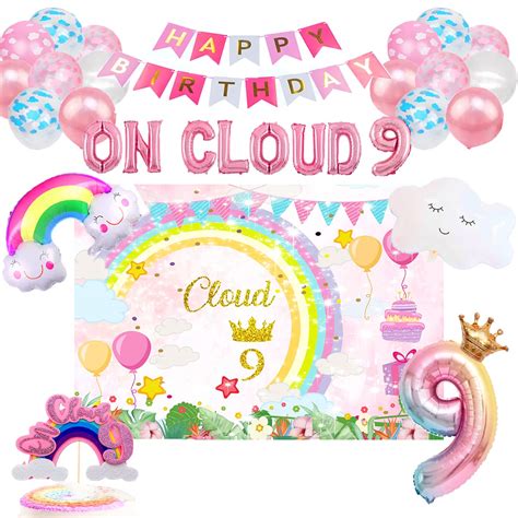 Buy On Cloud Birthday Decorations For Girls On Cloud Party