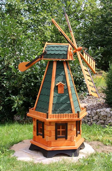 Große Windmühlen Windmühle Holz behandelt Typ 23 1 und