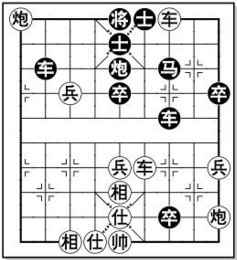 象棋中局赏析：弃炮强攻中路，双车卒三鬼迫门，杀仕干脆利落 知乎