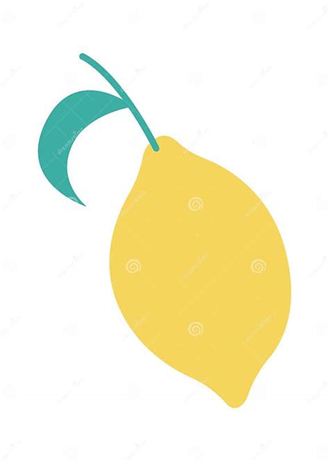 Lemon Citrus Fruit Stock Vector Illustration Of Isolated 282150168