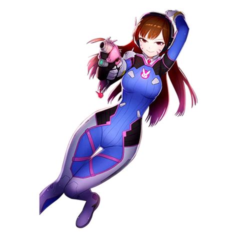 13cm Estilo Do Carro Sexy Beleza Super Overwatch Dva Hana Canção Anime Jdm Anime Decalque Da