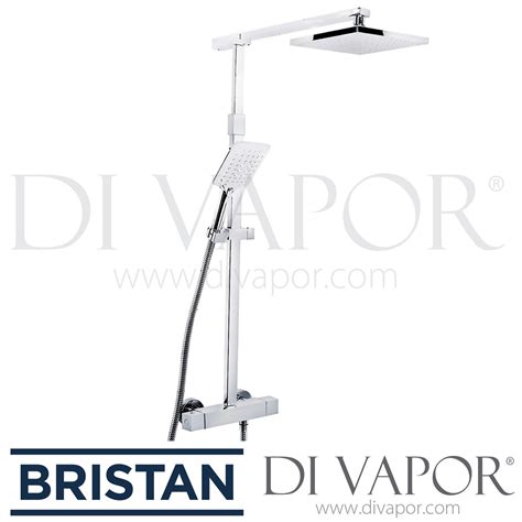 Bristan Qd Shxdivff C Quadrato Thermostatic Surface Mounted Shower Valve With Diverter Spare