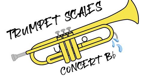 Trumpet Scale Concert Bb C Scale YouTube