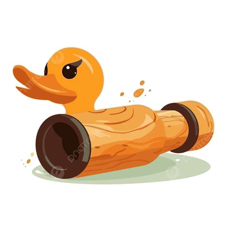 Llamada De Pato Vector PNG Pegatina Clipart Dibujos Animados Pato