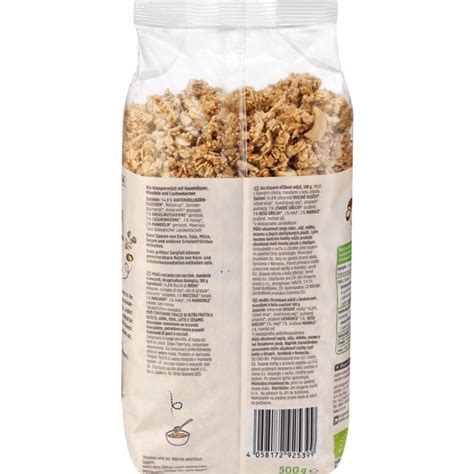 Dmbio Crunchy Noten Muesli Verfijnd Met Honing G Duitse Voordeel