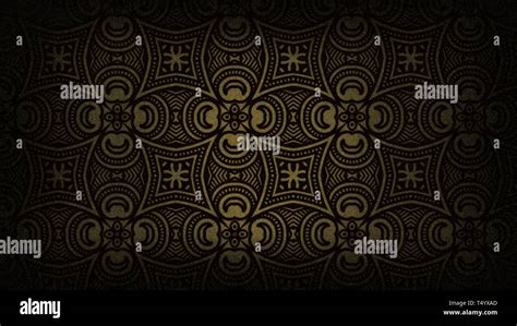 Vintage Flower Pattern Wallpaper Stock Photo - Alamy