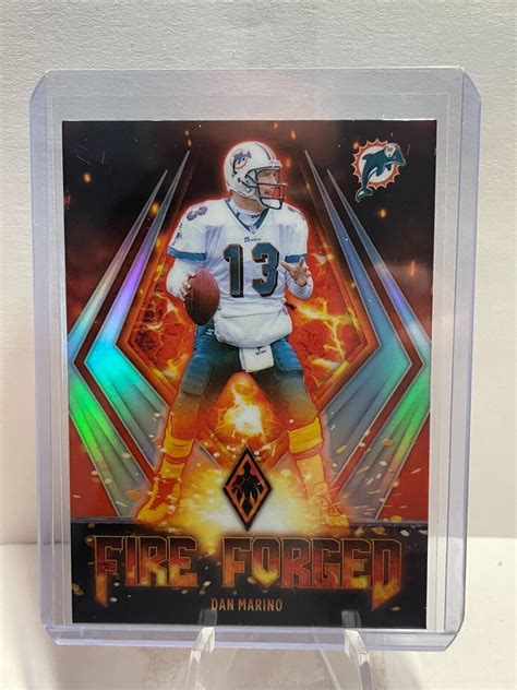 Dan Marino 2021 Panini Phoenix Fire Forged Silver Miami Dolphins Values