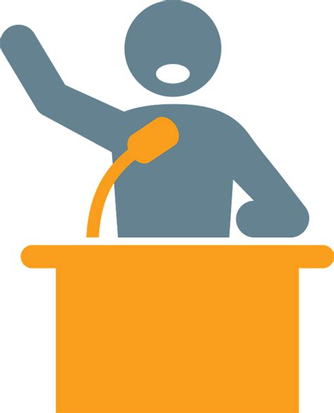 cliparts speaker podium - Clip Art Library