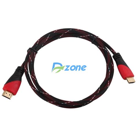 Купить 5ft 1,5 м hdmi к hdmi 1.4 разъем кабеля золото переходники 1080p ...