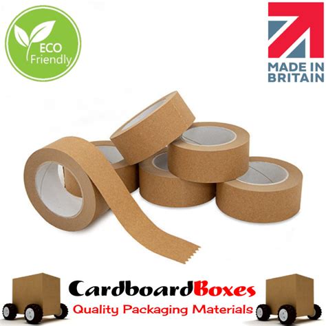 Brown Paper Tape Eco Friendly Self Adhesive Kraft Paper Tape