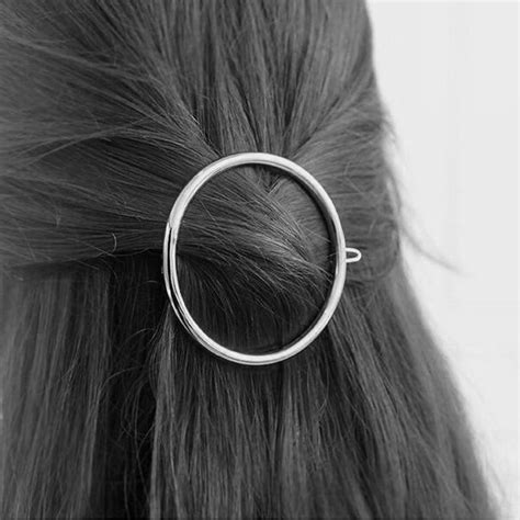 Fabula Jewellery Silver Tone Delicate Hair Clips Hairpin Hair Clamps In