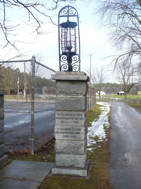 Ontario War Memorials: Beeton - Community Park Gates