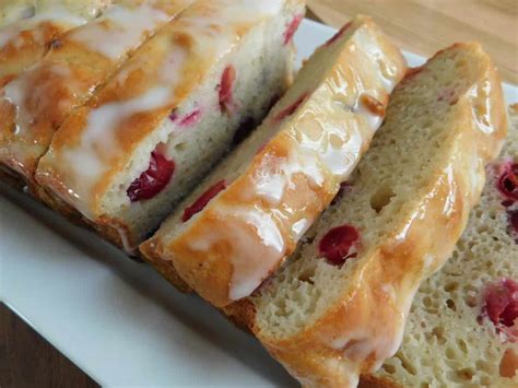 Lemon Cranberry Loaf - Drizzle Me Skinny!