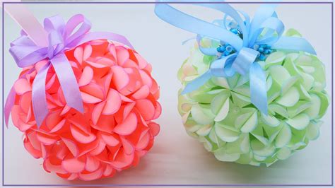 Steps To Make Paper Flower Ball Best Flower Site