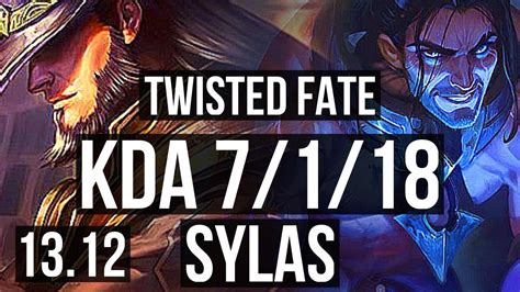 TF Vs SYLAS MID 7 1 18 Godlike 300 Games KR Master 13 12